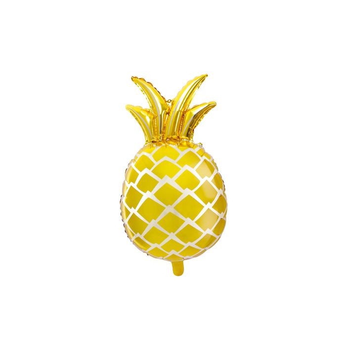 Guld Ananas Folieballong - 63 cm