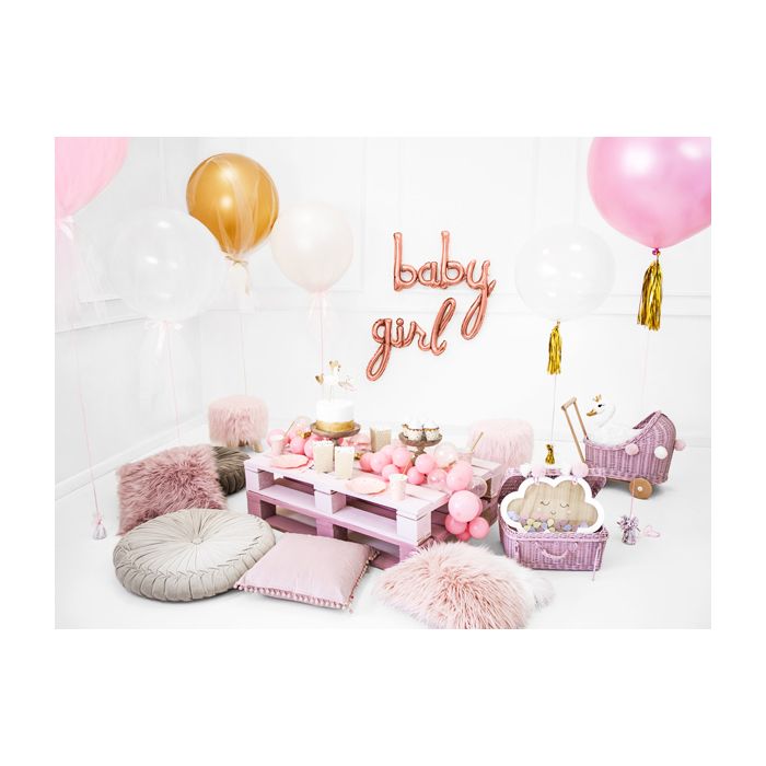 Folieballong girl rose gold - 77 cm