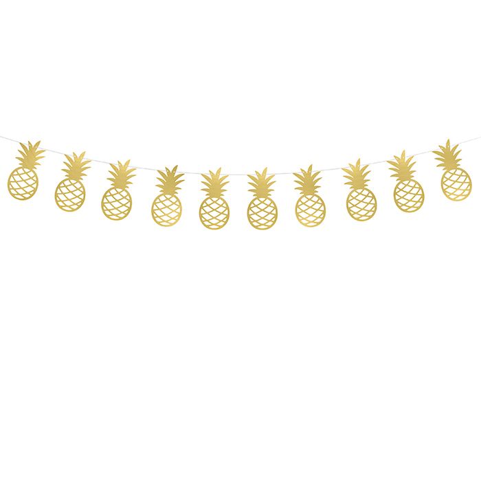 Hawaii Guld Ananas Girlang