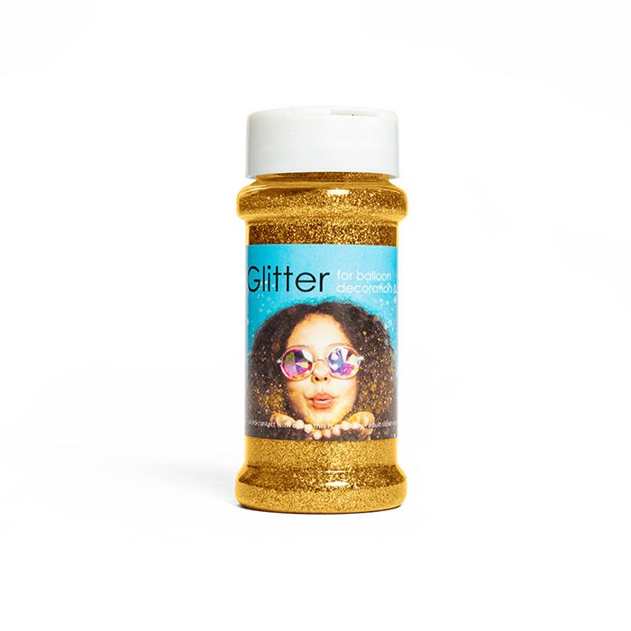 Guld Glitter - 100 gram