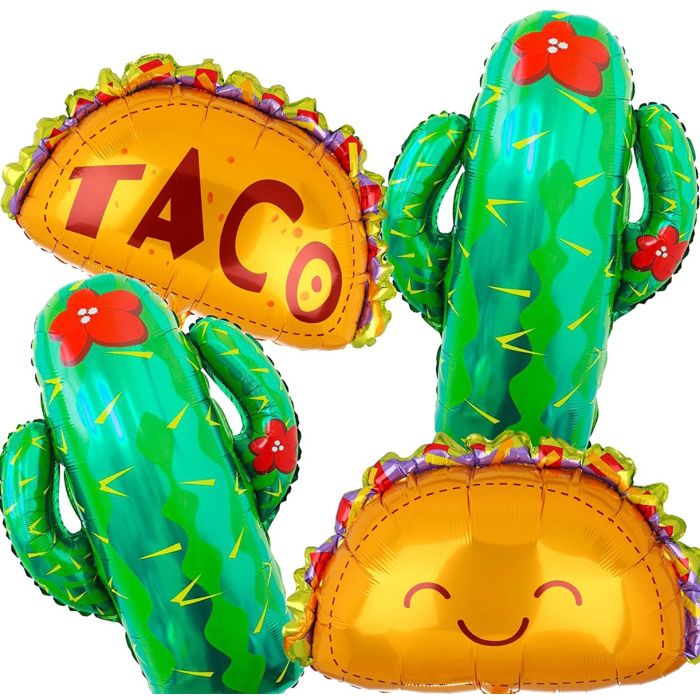 Folieballong Taco 70x60 cm