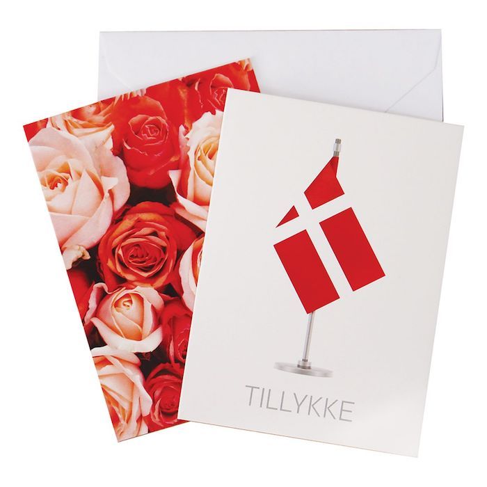 Grattis kort med kuvert