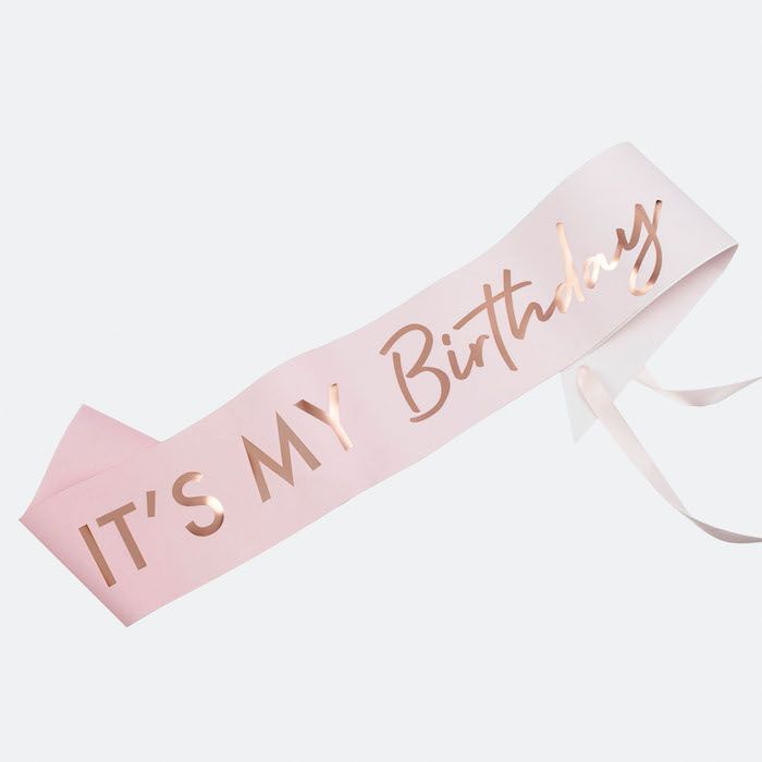 "It's my birthday" Band - 75cm