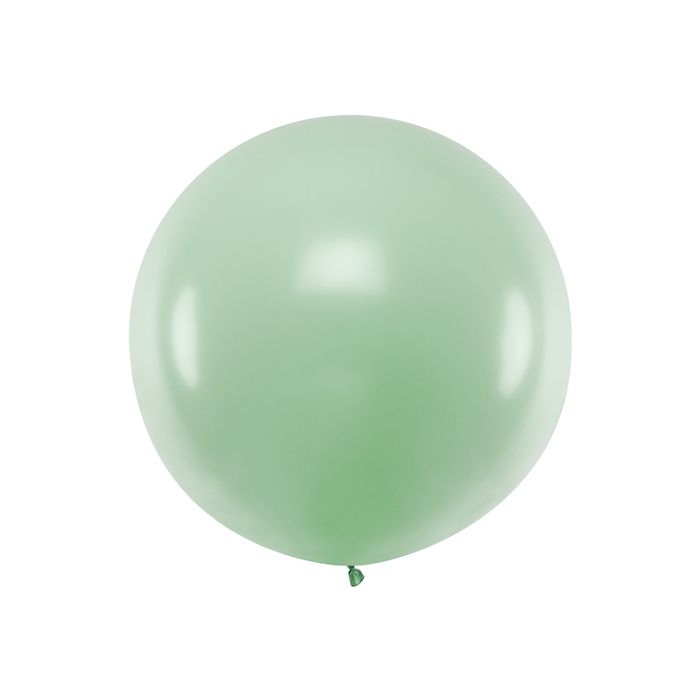 Stor Pastell Pistasch Ballong - 1 Meter 