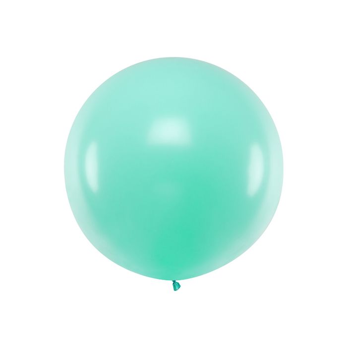 Stor Pastell Mint ballong - 1 Meter 