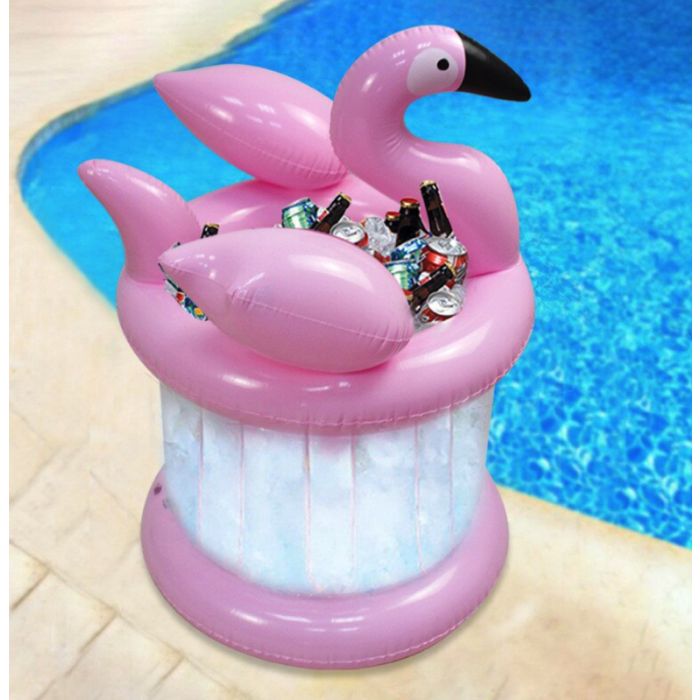 Uppblåsbar flamingokylare