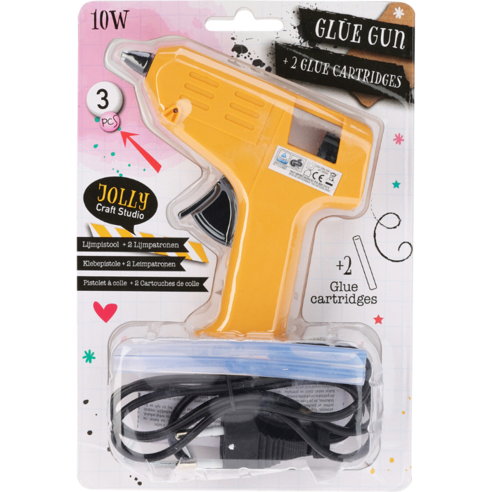 Limpistol 10 watt med 2 limstifter 