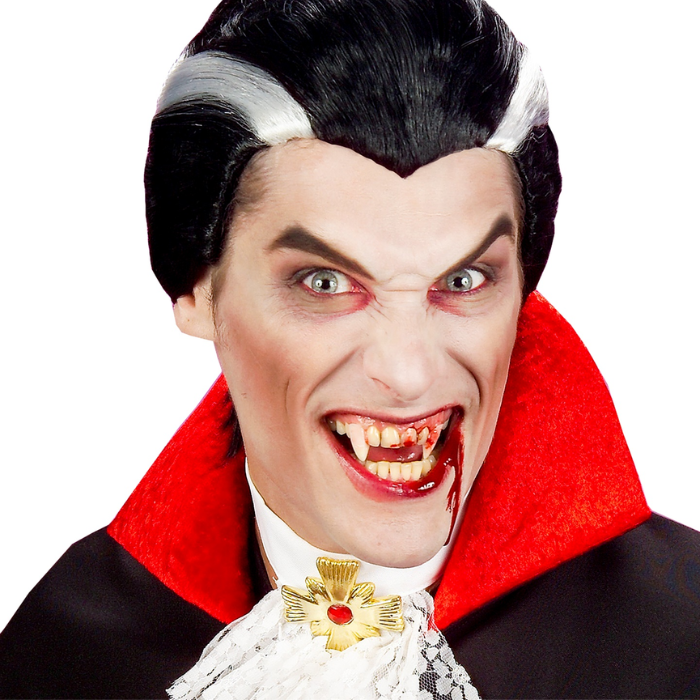 Vampyrtänder med lim
