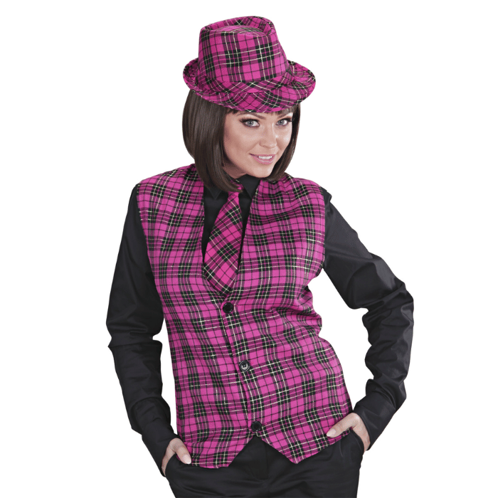 Pink ternet vest