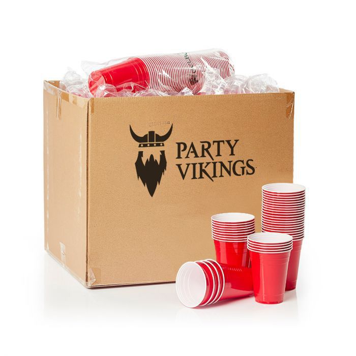 Red Cups 1000x - Plastmuggar 0,47 liter 