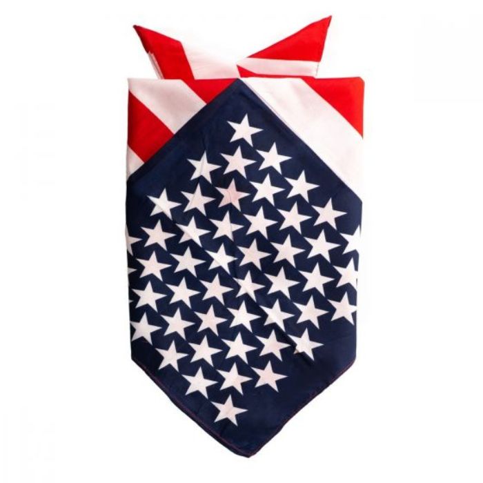 Bandana med USA-motiv 52x55 cm