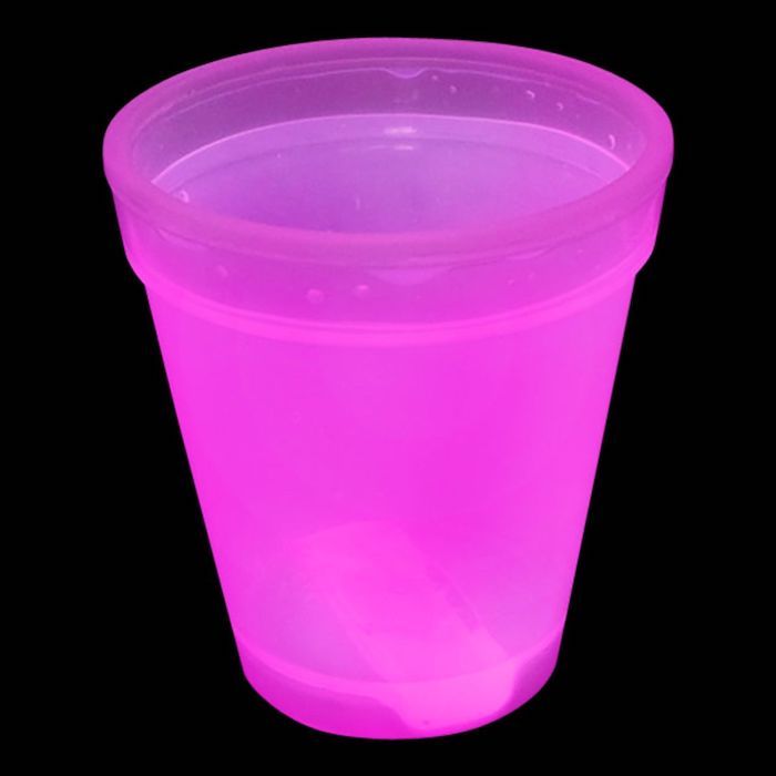 Självlysande Mugg Rosa - 350 ml