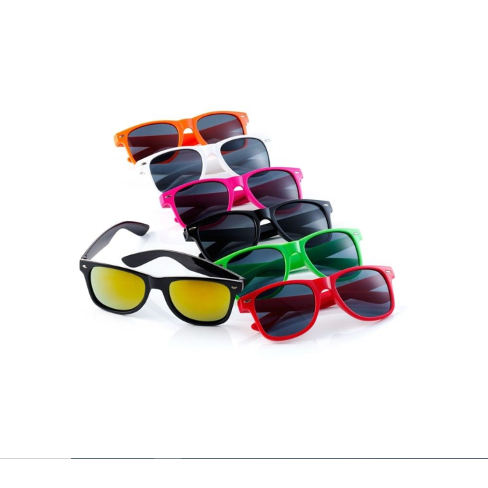 Wayfarer solglasögon 7 färger - svart (Fire Lens)