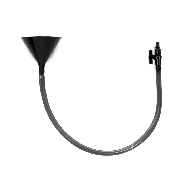 Ölbong svart - 1 meter