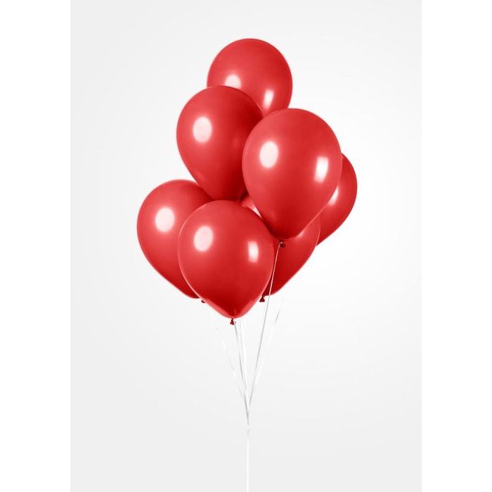 Röda Ballonger 100x - 30 cm