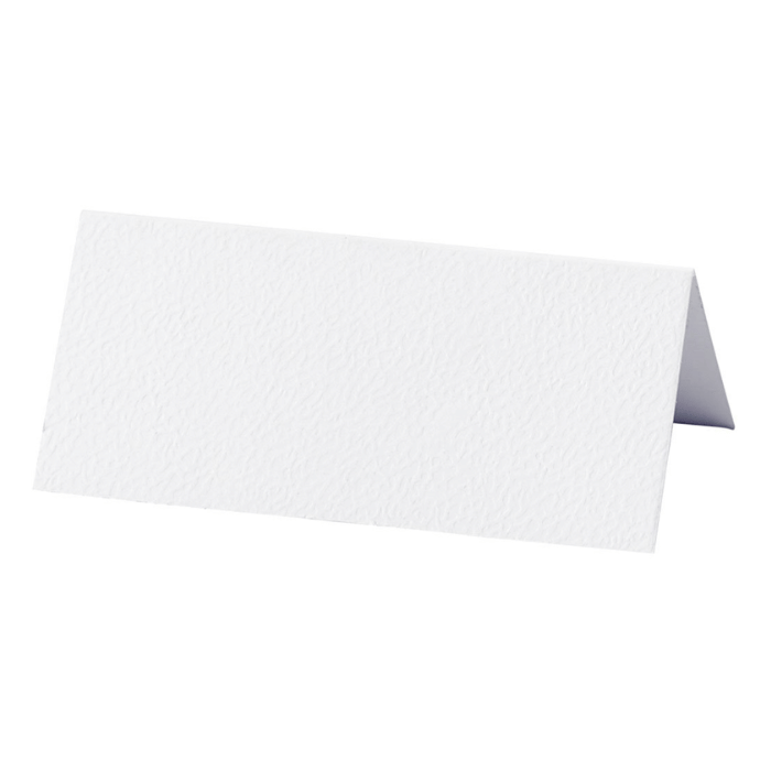Vita Placeringskort i Bomullspapper 10x - 10 x 5 cm