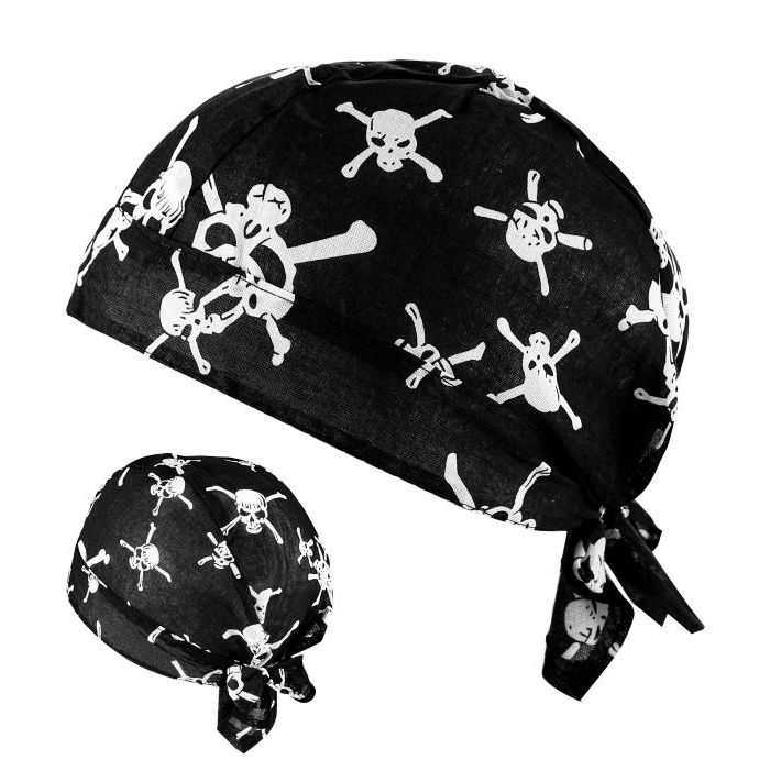 Dödskalle Bandana Svart