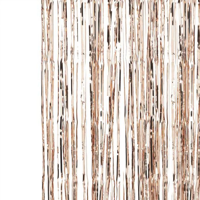 Rose Gold Fringed Gardin - 2,5 x 1 meter