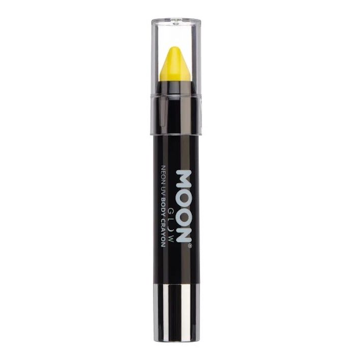 Neon UV Kroppsstift Intensiv Gul 3,2 g Moon Creations