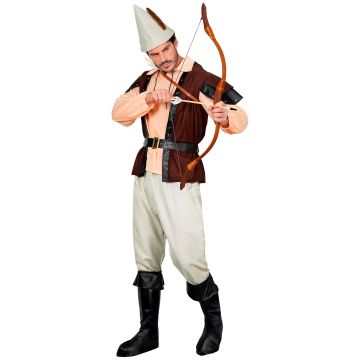 Robin Hood kostym med väst för herrar