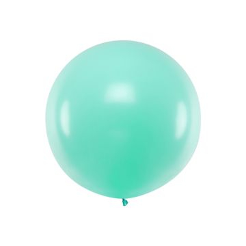 Kraftig Pastell Mint Ballong - 1 Meter 