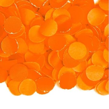 Orange lös konfetti - 1 kg