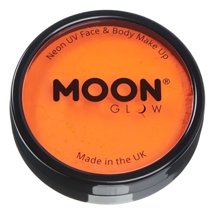 Neon UV Ansikts- och Kropsfärg Intens Orange 36 g Moon Creations
