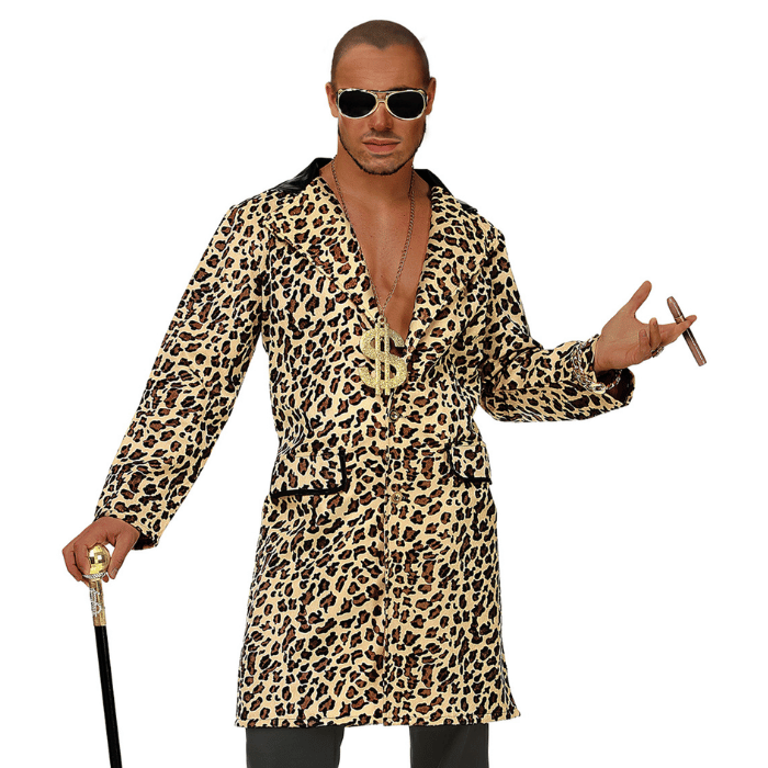 Pimp jacka med leopardmönster
