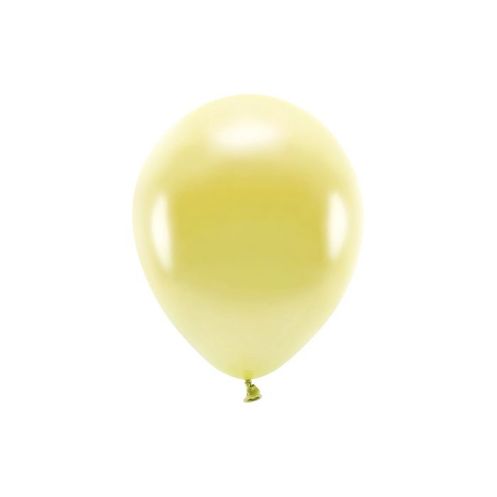 Metallic Ljusguld Ballonger 10x - 26 cm 