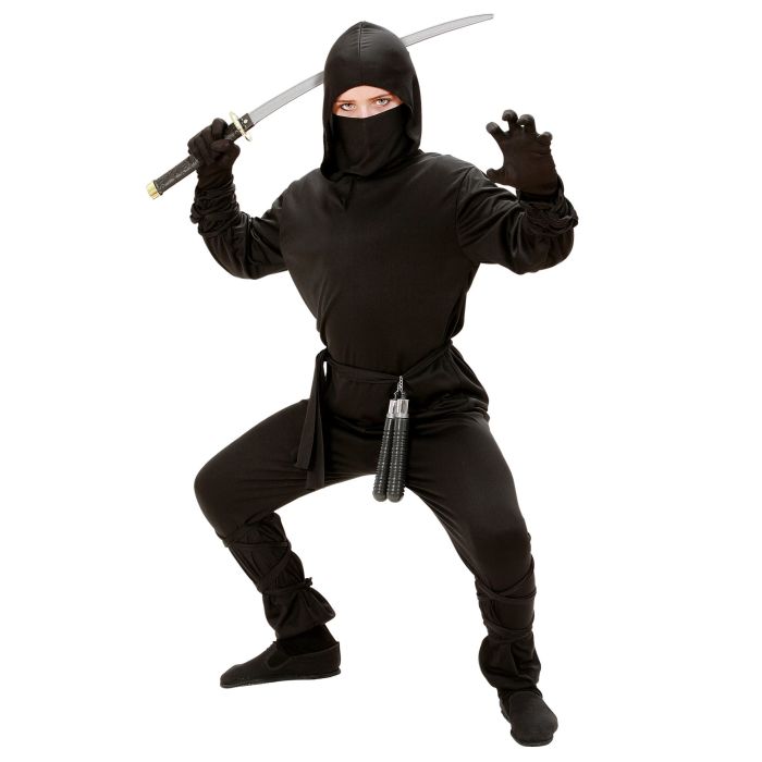 Klassiskt ninjakostym för killar