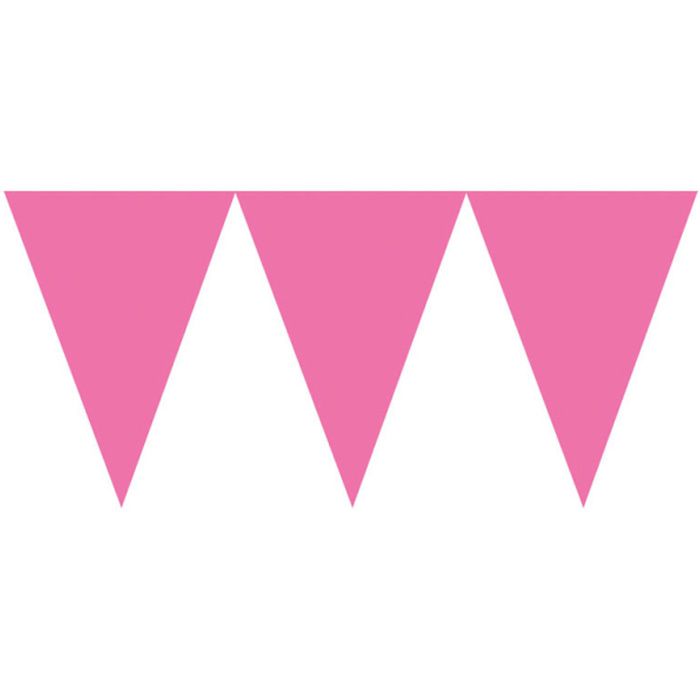 Rosa Plast Flaggirland - 4,5 meter