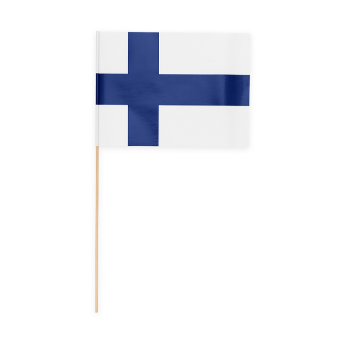 Finsk flagga på pin 10x - 20x30 cm