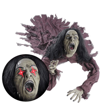 Talande häxa sensor lysande ögon - 160 cm