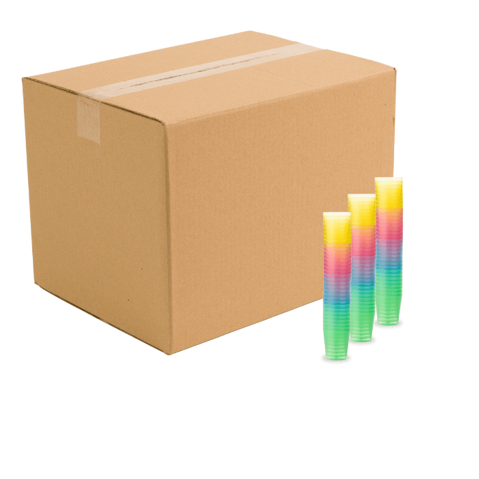 3 cl plastshotglas 800x färgade återanvändbara
