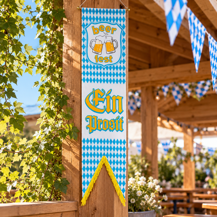Oktoberfest vertikalt banner - 40 x 180 cm