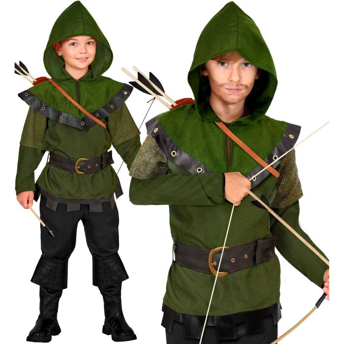 Robin Hood kostym för pojkar - 2 delar