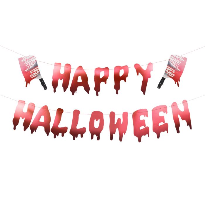 Happy Halloween banner 120 cm