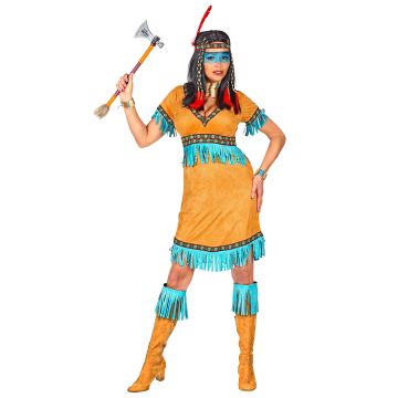 Enkel indianaklänning för damer