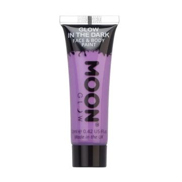 Självlysande Ansikts Och Kropsmålning Lila 12 ml Moon Creations