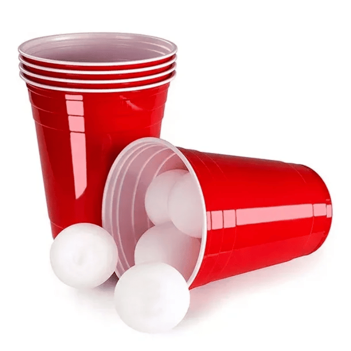 Beer pong-set inkl 22 koppar och 15 bollar