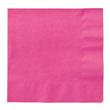 Rosa servetter 20x - 33x33 cm