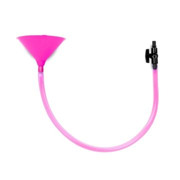 Tratt ölbong rosa - 1 meter