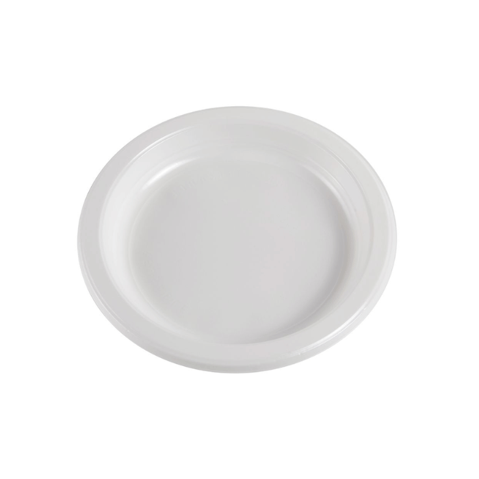 Ø16,5 cm tallrik 25x plast återanvändbar