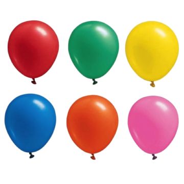 Ballonger multifärgade 100x - 22 cm
