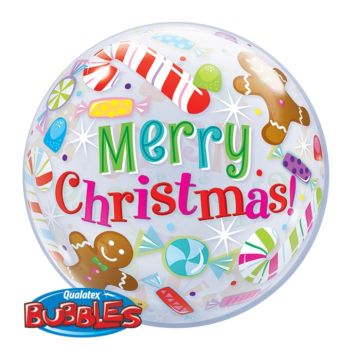 Julballong med julmotiv 56 cm 