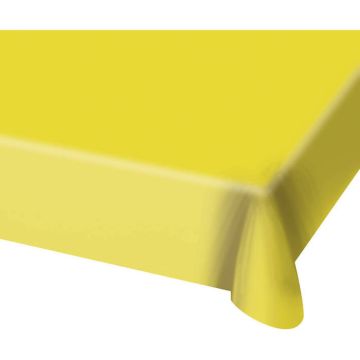 Gul plastduk - 130x180 cm