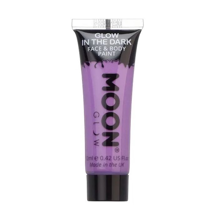 Självlysande Ansikts Och Kropsmålning Lila 12 ml Moon Creations