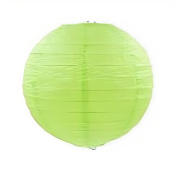 Lime grön papperslampa 40 cm