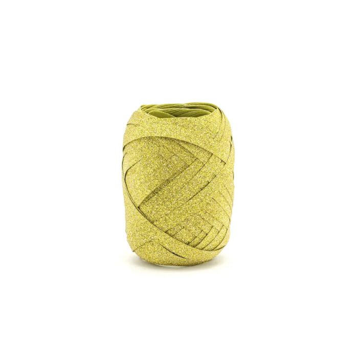 Presentband glitter guld 10 m