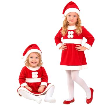 Söt julflicka kostym för de minsta